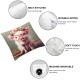 Ulloord  Pig Pillow,Home Decorative Throw Pillow Cover Little Pig Wear Pink Sunglass  Cushion for Couch/Sofa/Bedroom/Livingroom/Kitchen/Car  Square Pillow case