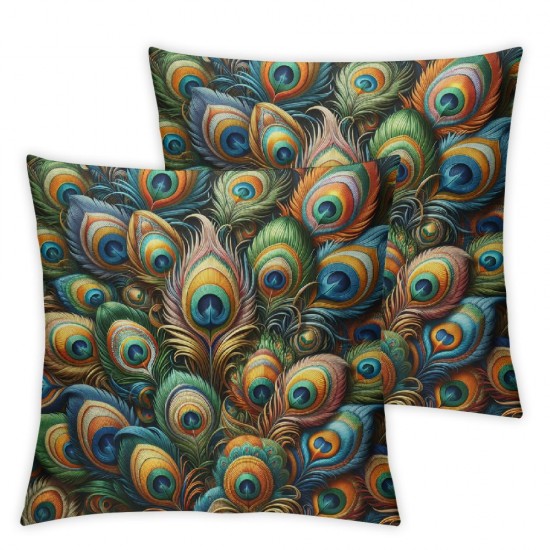 Ulloord  Feather Pillow Case House Decor Throw Pillow Cover Case Colorful Cushion Cover Pillow Cases for Men Women Girls Boys Sofa Bedroom Livingroom