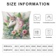 Ulloord Pillow Pink Wavy Hair in Throw Pillow Covers Cushion Cover Square Pillow Cases for Girls Women Mens Boys Sofa Bedroom Livingroom