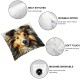 Ulloord Brown Sheltie Dog Oblong Lumbar Throw Pillow Cover/Shams Cushion Case with Zipper for Couch Sofa Pillowcase Only