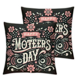 Ulloord Happy for , Gift Ideas for ,Mother’s Day Throw Pillow Cushion Cover Decorative Square