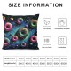 Ulloord Cartoon Donut Planet Decorative Pillow Cover Home Decorative Cushion Cover for Couch Sofa Bed,