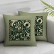 Ulloord Pretty Taino Hidden Zipper Home Sofa Decorative Throw Pillow Cover Cushion Case Square  Design Printed Pillowcase