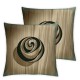 Ulloord Hidden Zipper Home Sofa Decorative Throw Pillow Cover Cushion Case Square Design Printed Pillowcase