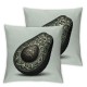 Ulloord Romantic Hidden Zipper Home Sofa Decorative Throw Pillow Cover Cushion Case Square Design Printed Pillowcase