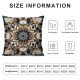 Ulloord  Throw Pillow Covers Leoopard Skin Color Cushion Cases Home Office Sofa Hidden Zipper Pillowcase Square  Two Sides Printed