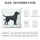 Ulloord Chocolate Labrador Faux Style Romantic Hidden Zipper Home Sofa Decorative Throw Pillow Cover Cushion Case Square Design Printed Pillowcase