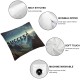 Ulloord Throw Pillow Cover Walk Over Sky Cushion Case Home Office Sofa Hidden Zipper Pillowcase Square Two Sides Printed