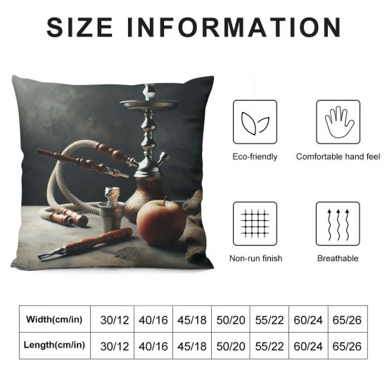 Ulloord Throw Pillow Cover Square Double Print with The for Cushion Case Office Sofa Hidden Zipper Polyester Pillowcase