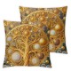 Ulloord Romantic Gustav Hidden Zipper Home Sofa Decorative Throw Pillow Cover Cushion Case Square Design Pillowcase