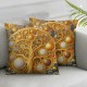 Ulloord Romantic Gustav Hidden Zipper Home Sofa Decorative Throw Pillow Cover Cushion Case Square Design Pillowcase