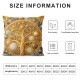 Ulloord Romantic Gustav Hidden Zipper Home Sofa Decorative Throw Pillow Cover Cushion Case Square Design Pillowcase