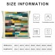 Ulloord Throw Pillow Cover Abstract Strokes Stripes in 80S Style Art Modern Boys Girls Cushion Case Home Office Sofa Hidden Zipper Pillowcase Square  Printed