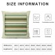 Ulloord Romantic Square and White Stripes on A Hidden Zipper Home Sofa Decorative Throw Pillow Cover Cushion Case Design Printed Pillowcase