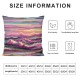 Ulloord Throw Pillow Cover Line Cushion Case Home Office Sofa Hidden Zipper Pillowcase Square