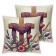 Ulloord Emotion Throw Pillow Covers , Spring Holiday Cushion Case for Home Sofa Couch Decoration