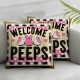 Ulloord Throw Pillow Covers , Pink Holiday Cushion Case for Home Sofa Couch Decoration