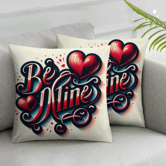 Ulloord Emotion Valentines Day Pillow Covers  Spring Farmhouse Decor Red Love Holiday Decorations Throw Cushion Case for Home Decorations