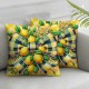 Ulloord Summer Throw Pillow Covers Holiday Yellow Cushion Case for Home Sofa Couch Decoration