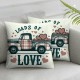 Ulloord Emotion Valentines Day Pillow Covers Spring Farmhouse Decor with Love Heart Holiday Decorations Throw Cushion Case for Home Decorations