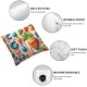 Ulloord Throw Pillow Covers Eggs Spring Holiday Colorful Cushion Case for Home Sofa Couch Decoration