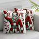 Ulloord Emotion Christmas Pillow Covers Christmas Decorations Merry Christmas Tree Winter Holiday Decor Throw Cushion Case for Home Couch