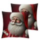 Ulloord Emotion Christmas Pillow Covers Decorations Winter Holiday Decor Throw Cushion Case for Home Couch