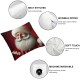 Ulloord Emotion Christmas Pillow Covers Decorations Winter Holiday Decor Throw Cushion Case for Home Couch