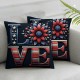 Ulloord Decorations Pillow Covers Farmhouse Decor Holiday Throw Cushion Case for Home Couch()