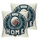 Ulloord Emotion Fall Throw Pillow Covers Farmhouse Autumn Home Cushion Case for Sofa Couch Polyester Linen