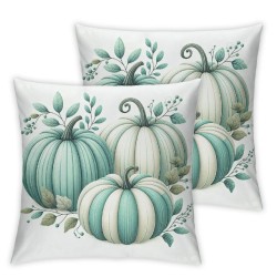 Ulloord Emotion Fall Pillow Covers Thanksgiving Gray Farmhouse Decorations Outdoor Autumn Farm Pillows Decorative Throw Cushion Case for Home Decor