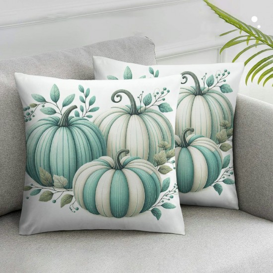 Ulloord Emotion Fall Pillow Covers Thanksgiving Gray Farmhouse Decorations Outdoor Autumn Farm Pillows Decorative Throw Cushion Case for Home Decor