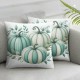 Ulloord Emotion Fall Pillow Covers Thanksgiving Gray Farmhouse Decorations Outdoor Autumn Farm Pillows Decorative Throw Cushion Case for Home Decor