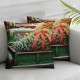 Ulloord Emotion Christmas Pillow Covers Christmas Decorations Wreath Winter Holiday Decor Throw Cushion Case for Home Couch