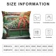 Ulloord Emotion Christmas Pillow Covers Christmas Decorations Wreath Winter Holiday Decor Throw Cushion Case for Home Couch