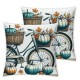 Ulloord Emotion Fall Decor Pillow Covers Thanksgiving Decorations Farm Outdoor Fall Pillows Decorative Throw Cushion Case for Home Couch