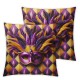 Ulloord Emotion Mardi Gras Pillow Covers Spring Farmhouse Decor Holiday Decorations Throw Cushion Case for Home Decorations