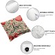 Ulloord Emotion Valentines Day Throw Pillow Covers , Red Black Love Spring Farmhouse Holiday Cushion Case for Home Sofa Couch Decoration