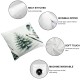 Ulloord Emotion Christmas Tree Throw Pillow Cover Cushion Case for Home Decor Sofa Couch Farmhouse