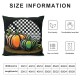 Ulloord Fall Decor Pillow Covers Thanksgiving Decorations Orange Pumpkin Outdoor Happy Decorative Throw Cushion Case for Home Couch