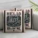 Ulloord Valentines Day Pillow Covers Spring Farmhouse Decor Red Love Holiday Decorations Throw Cushion Case for Home Decorations