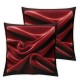 Ulloord Emotion  Cozy Velvet Throw Pillow Covers Cases for Couch Sofa Home Decoration,  Wine Red