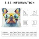 Ulloord Pillowcases Funny Animal Painting Pillow Case Decorative Throw Pillow Cover for Home Sofa Office