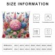 Ulloord Square Throw Pillow Covers Beautiful Floral Butterfly Flowers Design Pillow Cases Decorative for Home Bedroom Sofa Pillowcases Standard Size