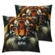 Ulloord Fierce Tiger Pillowcases Striped Skin Art Print Pillow Case Decorative Throw Pillow Cover for Home Sofa Office