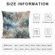 Pillow Cover Beige White Color Squares Brush Random Black Blobs Blocks Blurred Boxes Decorative Throw Pillow Case for Sofa Car Bedding Decoration