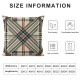 Throw Pillow Cover Classic Textile Scottish Blanket Pattern Texture Abstract Textures Decorative Square Pillow Case for Couch Sofa Home Decoration