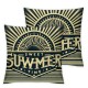 Ulloord Summer Pillow Covers Outdoor Pillow Covers Throw Pillow Covers Sweet Summer Time Cushion Case Summer Outdoor Decoration for Farmhouse Sofa Home Car Couch