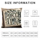 Ulloord Summer Retro Outdoor Throw Pillow Covers Welcome to Our Porch Sign and Breathe Letter Decor Pillow Covers for Hammock Chair Sofa