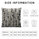 Ulloord Decorative Square Throw Pillow Cover Linen Pattern Decoration Repetition Simple Random Circles Dottedly Repeating Abstract White Textures Pillow Case for Couch Sofa Home Decoration